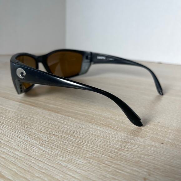 Costa Del Mar Fisch FS11 Sunglasses Matte Black FRAMES ONLY MISSING PIECE - Picture 9 of 10